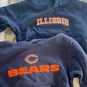 Illinois Bears/Illinois Kids Navy Hoodies
